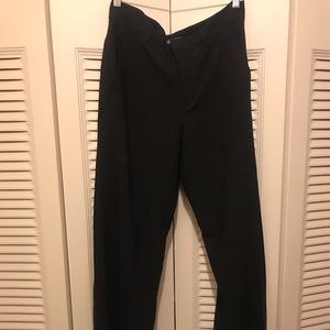 Women Vince Black Wool Blend Dress Pants 10/33
